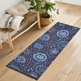 thumbnail image 1 of Yayeee Runner Rug for Bedroom 2'x6' Machine Washable Hallway Non Slip Mat, Blue Fireworks Pattern, 1 of 8