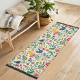 thumbnail image 1 of Yayeee Runner Rug for Bedroom 2'x6' Machine Washable Hallway Non Slip Mat, Cartoon Animals, 1 of 8