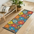 thumbnail image 1 of Yayeee Runner Rug for Bedroom 2'x6' Machine Washable Hallway Non Slip Mat, Cartoon Flowers, 1 of 8
