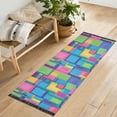 thumbnail image 1 of Yayeee Runner Rug for Bedroom 2'x6' Machine Washable Hallway Non Slip Mat, Colorful Geometric Pattern, 1 of 8
