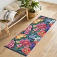 thumbnail image 1 of Yayeee Runner Rug for Bedroom 2'x6' Machine Washable Hallway Non Slip Mat, Ethereal Floral Harmony, 1 of 8