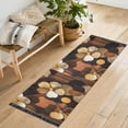 thumbnail image 1 of Yayeee Runner Rug for Bedroom 2'x6' Machine Washable Hallway Non Slip Mat, Gold Flower, 1 of 8