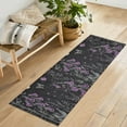 thumbnail image 1 of Yayeee Runner Rug for Bedroom 2'x6' Machine Washable Hallway Non Slip Mat, Gothic Floral Print, 1 of 8