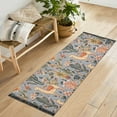thumbnail image 1 of Yayeee Runner Rug for Bedroom 2'x6' Machine Washable Hallway Non Slip Mat, Gray Llama Pattern, 1 of 8