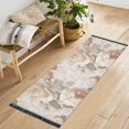 thumbnail image 1 of Yayeee Runner Rug for Bedroom 2'x6' Machine Washable Hallway Non Slip Mat, Lace and Floral, 1 of 8