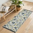 thumbnail image 1 of Yayeee Runner Rug for Bedroom 2'x6' Machine Washable Hallway Non Slip Mat, Light Floral, 1 of 8