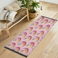 thumbnail image 1 of Yayeee Runner Rug for Bedroom 2'x6' Machine Washable Hallway Non Slip Mat, Light Pink Doughnuts, 1 of 8