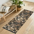 thumbnail image 1 of Yayeee Runner Rug for Bedroom 2'x6' Machine Washable Hallway Non Slip Mat, Metallic Flower, 1 of 8