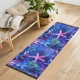 thumbnail image 1 of Yayeee Runner Rug for Bedroom 2'x6' Machine Washable Hallway Non Slip Mat, Neon Pink Starfish, 1 of 8