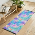 thumbnail image 1 of Yayeee Runner Rug for Bedroom 2'x6' Machine Washable Hallway Non Slip Mat, Neon Starfish Pattern, 1 of 8