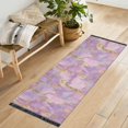 thumbnail image 1 of Yayeee Runner Rug for Bedroom 2'x6' Machine Washable Hallway Non Slip Mat, Pastel Pink Marble Pattern, 1 of 8