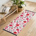 thumbnail image 1 of Yayeee Runner Rug for Bedroom 2'x6' Machine Washable Hallway Non Slip Mat, Pink Floral, 1 of 8