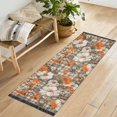 thumbnail image 1 of Yayeee Runner Rug for Bedroom 2'x6' Machine Washable Hallway Non Slip Mat, Rustic Floral, 1 of 8