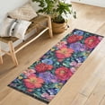 thumbnail image 1 of Yayeee Runner Rug for Bedroom 2'x6' Machine Washable Hallway Non Slip Mat, Serene Floral Pattern, 1 of 8
