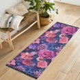 thumbnail image 1 of Yayeee Runner Rug for Bedroom 2'x6' Machine Washable Hallway Non Slip Mat, Vibrant Art Flowers, 1 of 8