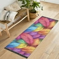 thumbnail image 1 of Yayeee Runner Rug for Bedroom 2'x6' Machine Washable Hallway Non Slip Mat, Vibrant Leaves Pattern, 1 of 8