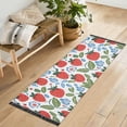 thumbnail image 1 of Yayeee Runner Rug for Bedroom 2'x6' Machine Washable Hallway Non Slip Mat, Vibrant Strawberries, 1 of 8