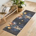 thumbnail image 1 of Yayeee Runner Rug for Bedroom 2'x6' Machine Washable Hallway Non Slip Mat, Watercolor Astronaut, 1 of 8