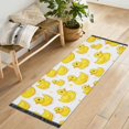 thumbnail image 1 of Yayeee Runner Rug for Bedroom 2'x6' Machine Washable Hallway Non Slip Mat, Yellow Rubber Ducks, 1 of 8