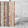 thumbnail image 1 of Yayeee Shower Curtain with Hooks 72"x72" Waterproof Fabric Bathroom Hanging Decor, Brown Abstract Dots, 1 of 5