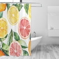 thumbnail image 1 of Yayeee Shower Curtain with Hooks 72"x72" Waterproof Fabric Bathroom Hanging Decor, Candy Grapefruit, 1 of 5