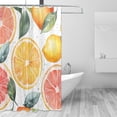 thumbnail image 1 of Yayeee Shower Curtain with Hooks 72"x72" Waterproof Fabric Bathroom Hanging Decor, Candy Lemon Slices, 1 of 5