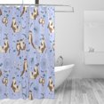 thumbnail image 1 of Yayeee Shower Curtain with Hooks 72"x72" Waterproof Fabric Bathroom Hanging Decor, Cartoon Otters Pattern, 1 of 5