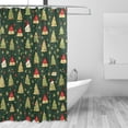 thumbnail image 1 of Yayeee Shower Curtain with Hooks 72"x72" Waterproof Fabric Bathroom Hanging Decor, Christmas Tree, 1 of 5