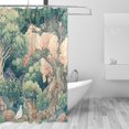 thumbnail image 1 of Yayeee Shower Curtain with Hooks 72"x72" Waterproof Fabric Bathroom Hanging Decor, Floral Forest Pattern, 1 of 5