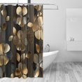 thumbnail image 1 of Yayeee Shower Curtain with Hooks 72"x72" Waterproof Fabric Bathroom Hanging Decor, Floral Lines, 1 of 5