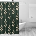 thumbnail image 1 of Yayeee Shower Curtain with Hooks 72"x72" Waterproof Fabric Bathroom Hanging Decor, Green Plants, 1 of 5