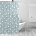 thumbnail image 1 of Yayeee Shower Curtain with Hooks 72"x72" Waterproof Fabric Bathroom Hanging Decor, Simple Sheep Pattern, 1 of 5