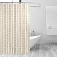 thumbnail image 1 of Yayeee Shower Curtain with Hooks 72"x72" Waterproof Fabric Bathroom Hanging Decor, Soft Brown Abstract Pattern, 1 of 5