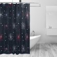 thumbnail image 1 of Yayeee Shower Curtain with Hooks 72"x72" Waterproof Fabric Bathroom Hanging Decor, Starry Night Pattern, 1 of 5