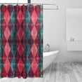thumbnail image 1 of Yayeee Shower Curtain with Hooks 72"x72" Waterproof Fabric Bathroom Hanging Decor, Vibrant Green Tartan Pattern, 1 of 5