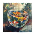 thumbnail image 1 of Yayeee Shower Curtain with Hooks 72"x72" Waterproof Fabric Bathroom Hanging Decor, Colorful Goldfish, 1 of 5