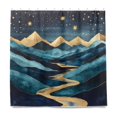 thumbnail image 1 of Yayeee Shower Curtain with Hooks 72"x72" Waterproof Fabric Bathroom Hanging Decor, Dark Mountains, 1 of 5