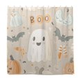 thumbnail image 1 of Yayeee Shower Curtain with Hooks 72"x72" Waterproof Fabric Bathroom Hanging Decor, Halloween Ghosts, 1 of 5