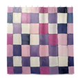thumbnail image 1 of Yayeee Shower Curtain with Hooks 72"x72" Waterproof Fabric Bathroom Hanging Decor, Pink and Purple Plaid Pattern, 1 of 5