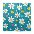thumbnail image 1 of Yayeee Shower Curtain with Hooks 72"x72" Waterproof Fabric Bathroom Hanging Decor, Small Daisy, 1 of 5