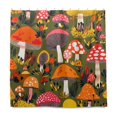 thumbnail image 1 of Yayeee Shower Curtain with Hooks 72"x72" Waterproof Fabric Bathroom Hanging Decor, Vibrant Mushroom, 1 of 5