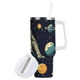 thumbnail image 1 of Yayeee 30oz Double-Wall Insulated Stainless Steel Tumbler with Handle Bottle, Astronaut Space, 1 of 8