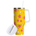 Yayeee Stainless Steel Tumbler with Straw and Handle 30oz Insulated
