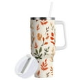 thumbnail image 1 of Yayeee 40oz Double-Wall Insulated Stainless Steel Tumbler with Handle Bottle, Autumn Leaves, 1 of 8