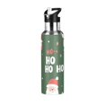 thumbnail image 1 of Yayeee 20oz Insulated Water Bottle Double Wall Stainless Steel with Flip Straw Lid, Christmas Santa, 1 of 7