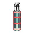 thumbnail image 1 of Yayeee 20oz Insulated Water Bottle Double Wall Stainless Steel with Flip Straw Lid, Green Plaid, 1 of 7