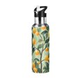 thumbnail image 1 of Yayeee 33oz Insulated Water Bottle Double Wall Stainless Steel with Flip Straw Lid, Orange Tree, 1 of 7