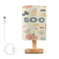 thumbnail image 1 of Yayeee Table Lamp for Bedroom Nightstand LED Portable Bedside Warm Light, Halloween Cute Pumpkins, 1 of 7