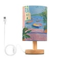 thumbnail image 1 of Yayeee Table Lamp for Bedroom Nightstand LED Portable Bedside Warm Light, Purple Window, 1 of 7