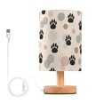 thumbnail image 1 of Yayeee Table Lamp for Bedroom Nightstand LED Portable Bedside Warm Light, Wave Dot Pattern, 1 of 7